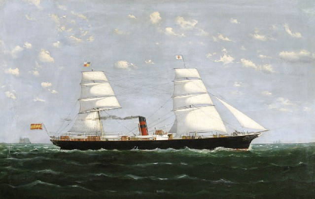 James Guy Evans (1810-1860). Fragata