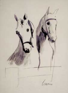 ARTEMISA Y APOLO. c. 1972.