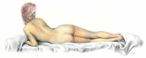 Nú d'esquena.