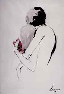 EL ABRAZO. c. 1978.
