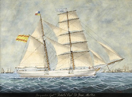 Josep Moix Solé (1907-?). Bergantí Goleta "Fidela" Capità José Millet