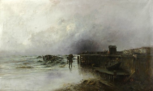 José Navarro Llorens (1867-1923). Marina 1891.