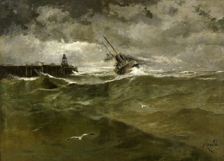 Eliseu Meifren Roig (1857-1940). Tempestat 1888.