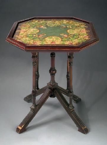 TAULA. FRANCESC VIDAL I JEVELLI c.1899 ( 74 x 58,5 X 58,5 cm).