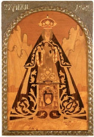 MARE DE DÉU DE MONTSERRAT. CASA ESTEVA, FIGUER I HOYOS c.1902 (62,5 x 413 cm).