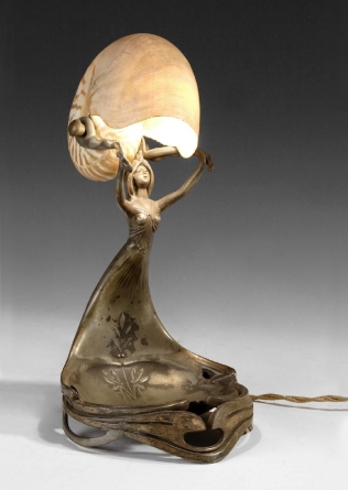 GUSTAV GURSCHNER - WMF "NAUTILUS" c.1900.