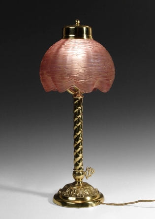 LÀMPADA DE SOBRETAULA DE GAS. c.1900.