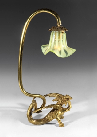 LÀMPADA DE SOBRETAULA. c.1900.