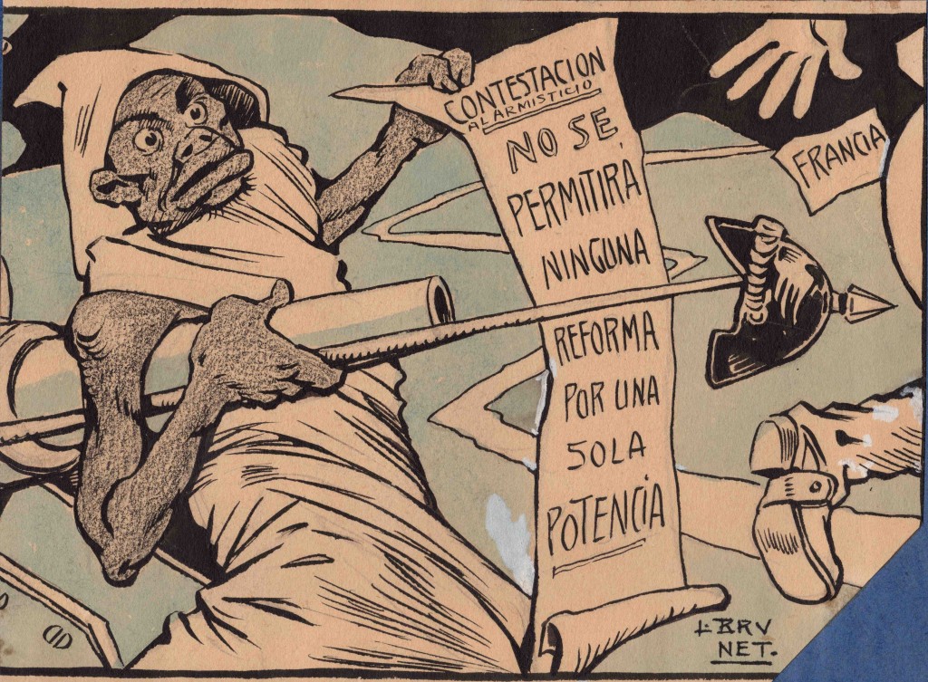 Contestación al armisticio